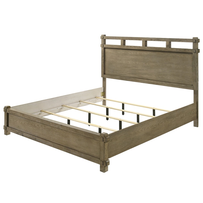 ACME Colton Antique White Oak EK Bed Model BD05291EK