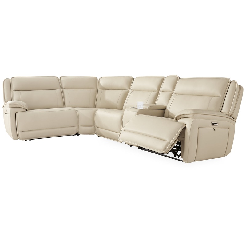 Double Deal 5-Piece Reclining Sectional with Console