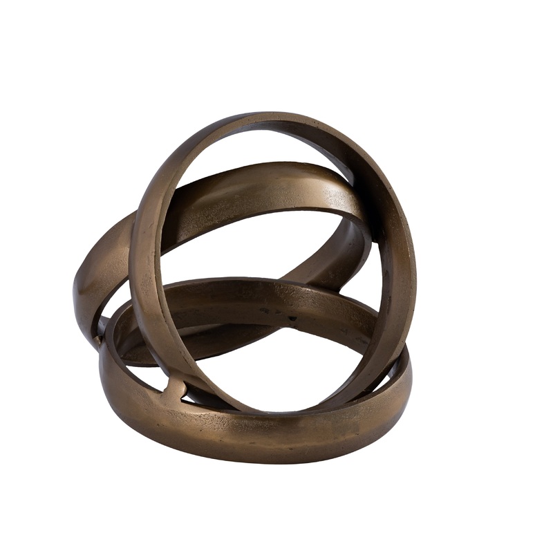 Carrie Antique Brass Finish Rings