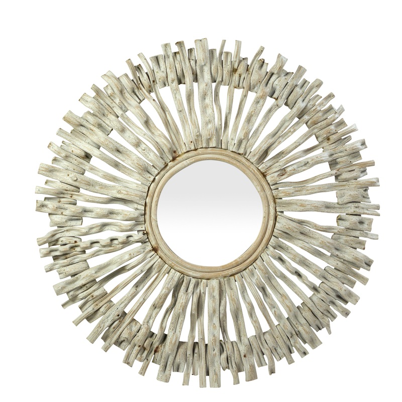 Kidd Whitewash Finish Mirror|Whitewash Finish