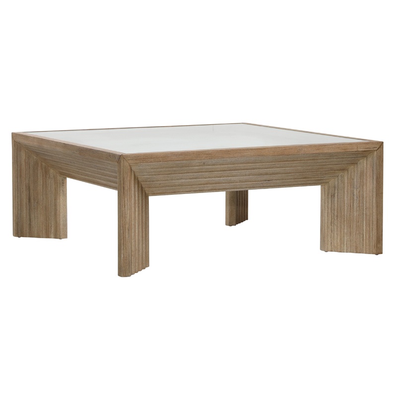 Marva Light Warm Wash Finish Coffee Table