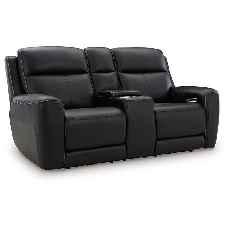 5Z-Comfort Power Reclining Loveseat with Console