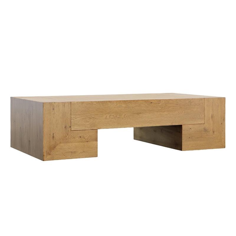 Almanza Natural Finish Coffee Table