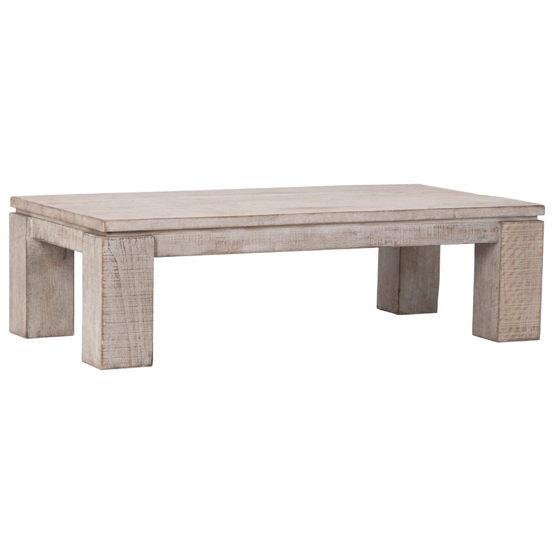 Amaya Light Warm Wash Sealed Finish Coffee Table