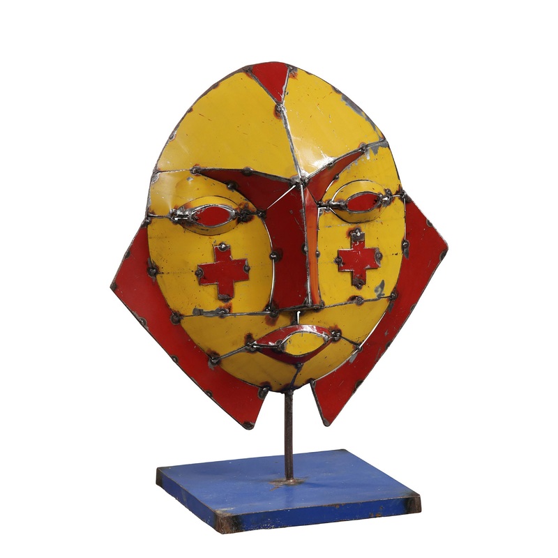 Metal Iron Paint Mask With Stand