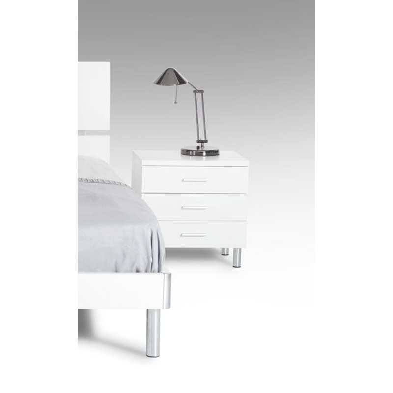 Modrest Bravo Modern White Nightstand Model VGDEB1010-WHT