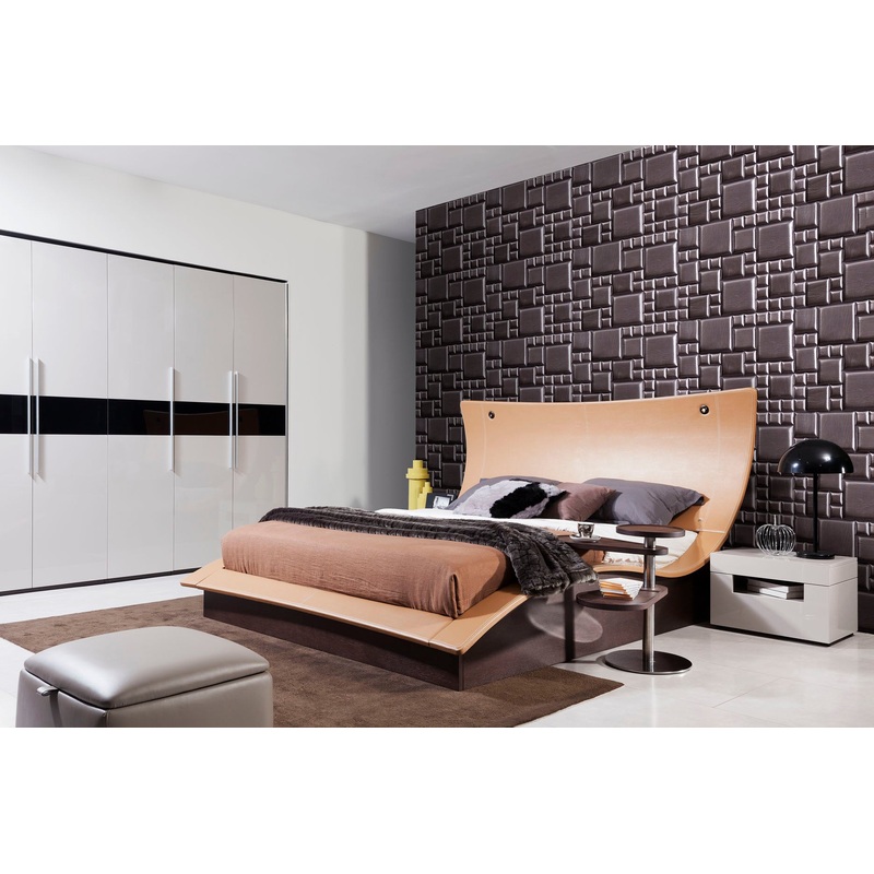Modrest Hercules Modern Bed With Lights Model VGWCC581A