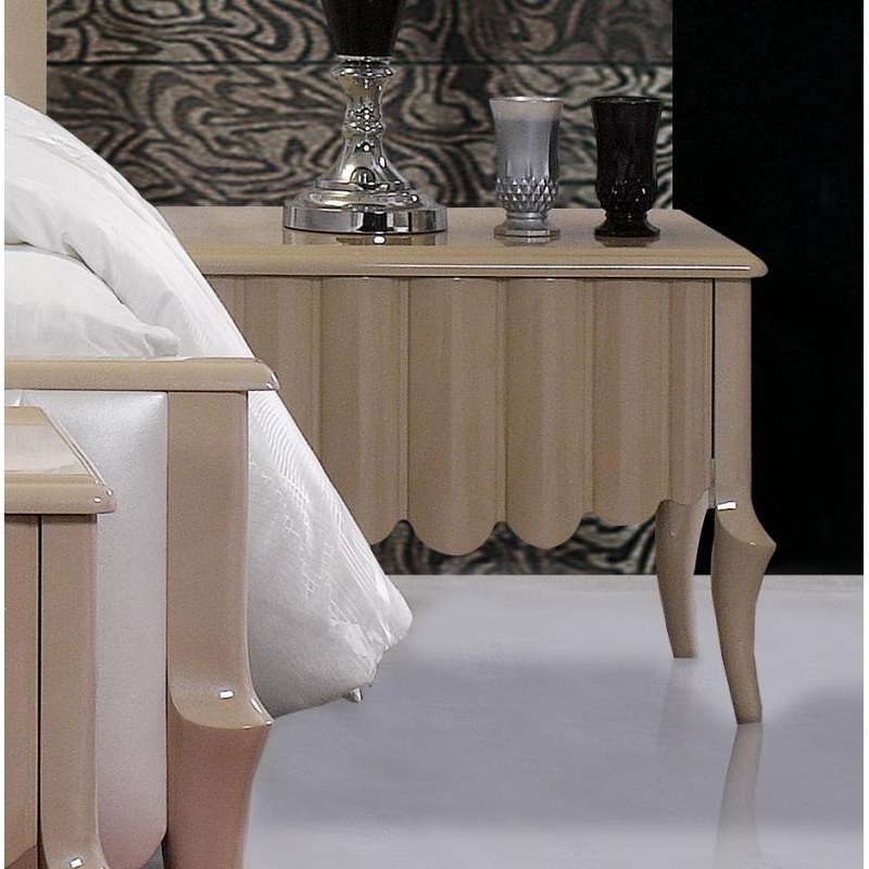Modrest Waterfall Beige Nightstand Model VGSLEWATERFALL-NS
