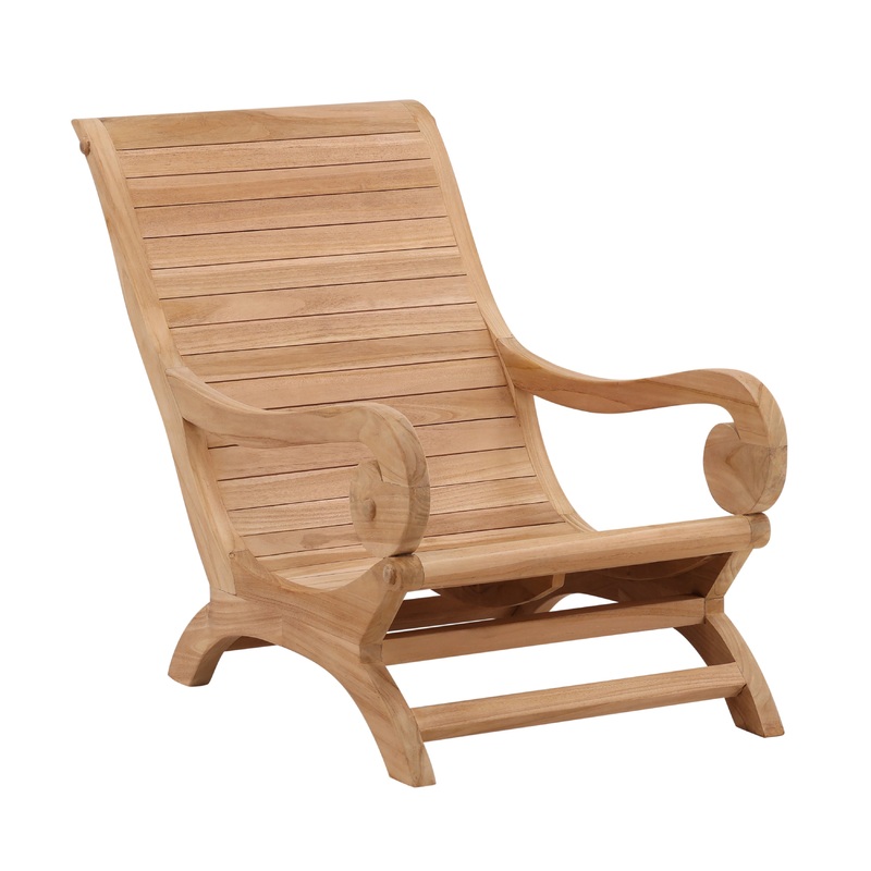 Tomas Natural Finish Outdoor Lounge Chair