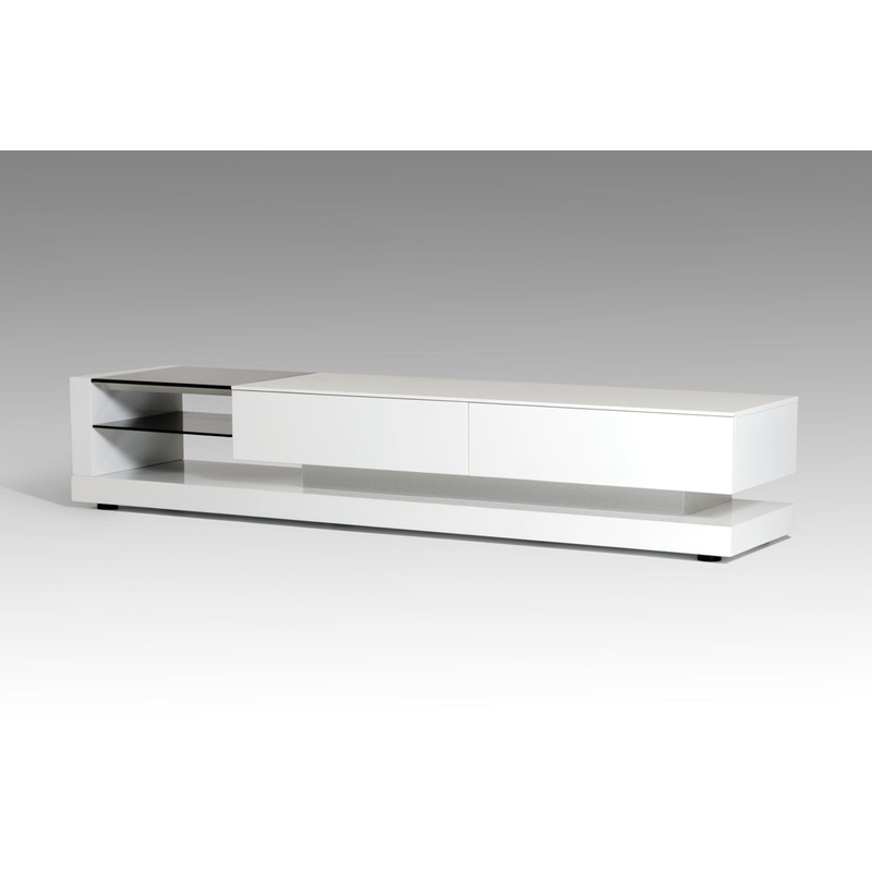 Modrest Mali Modern White Tv Stand Model VGBBLE613F-WHT