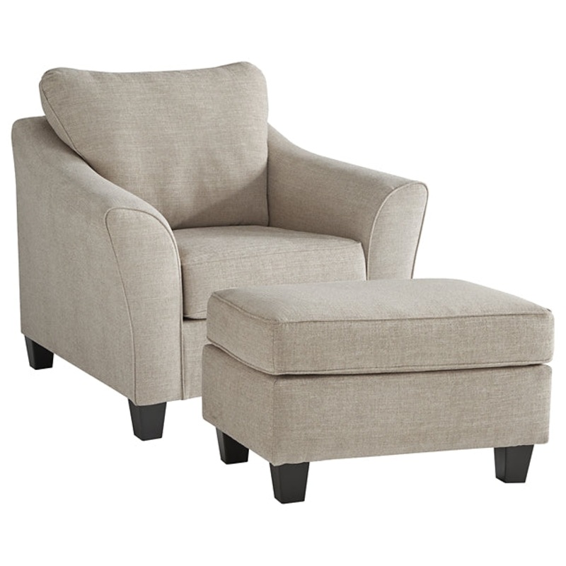 Abney Chair and Ottoman