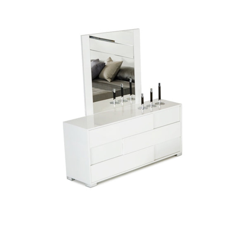 Modrest Monza Italian Modern White Dresser Model VGACANCONA-DSR-WHT