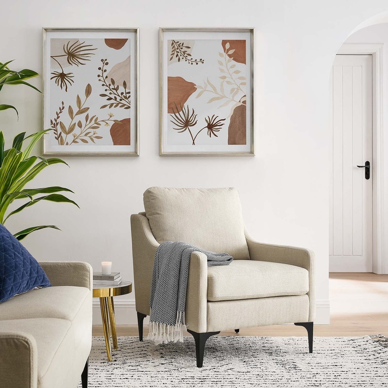 Corland Upholstered Fabric Armchair Modway Model: eei-6023