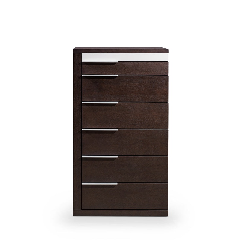 Modrest Torino Modern Brown Oak & Grey Chest Model VGWCD-D04-BRNOAK