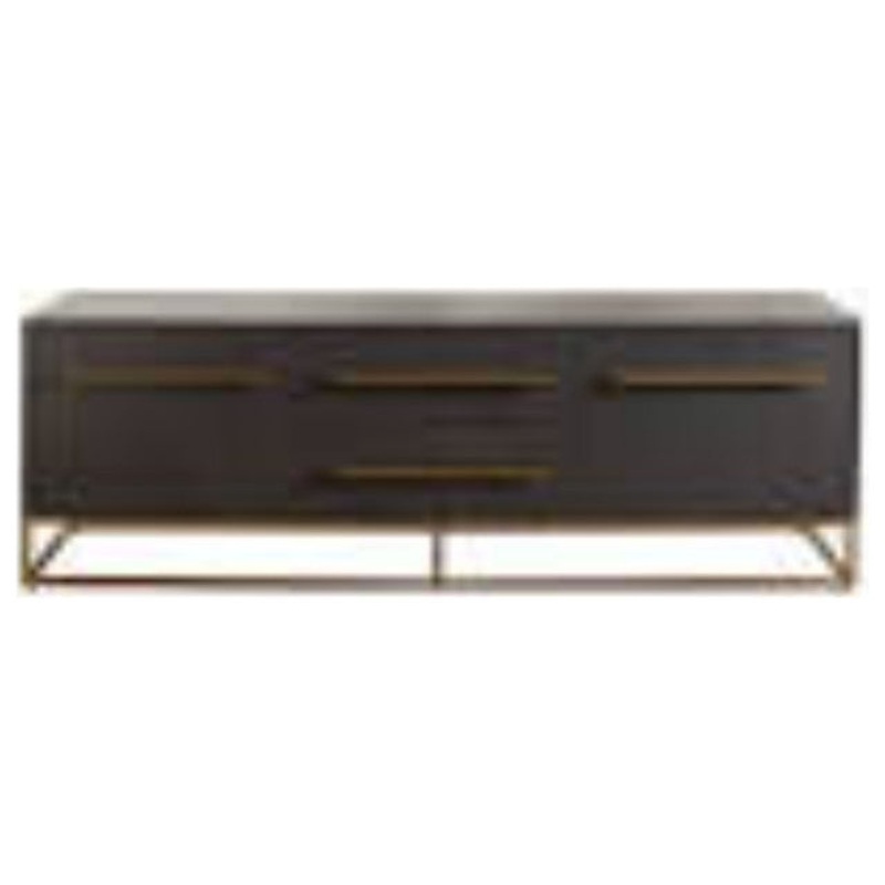 Encore Mango Wood 2-Door 2-Drawer Entertainment Cabinet By Diamond Sofa