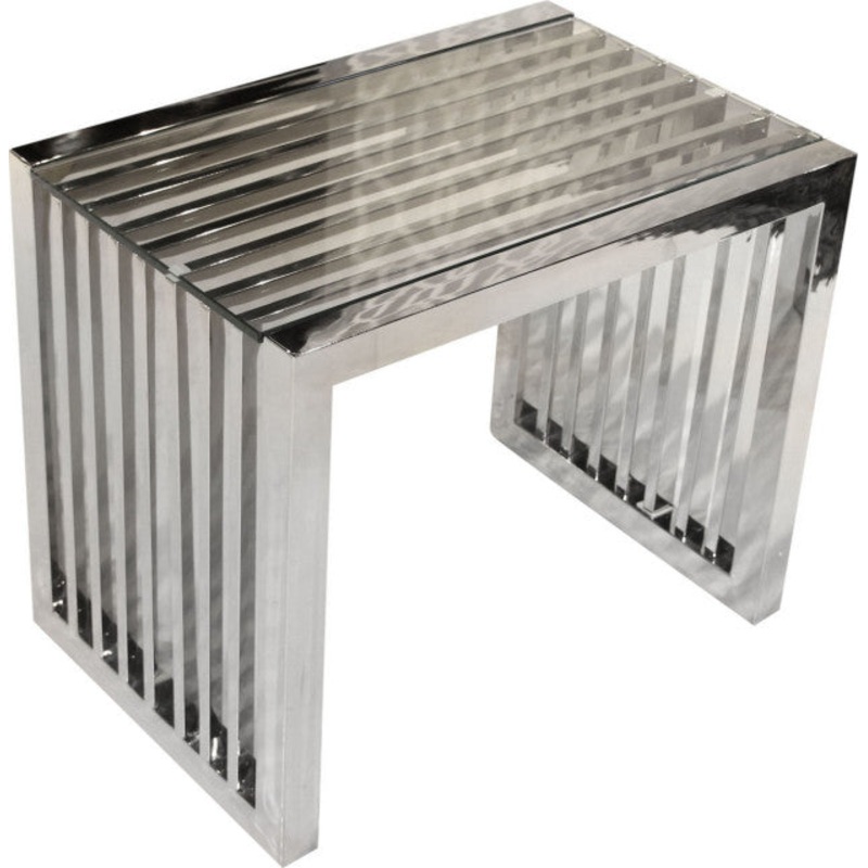 Soho End Table – Stainless Steel By Diamond Sofa