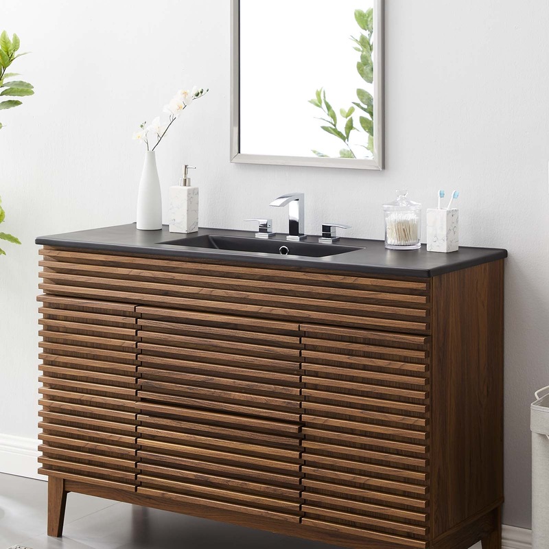 Cayman 48 Single Basin Bathroom Sink Modway Model: eei-5072