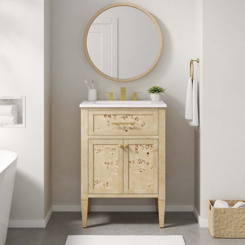 Elysian 24 Wood Bathroom Vanity Modway Model: eei-6439