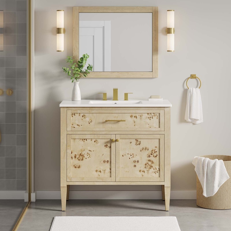 Elysian 36 Wood Bathroom Vanity Modway Model: eei-6447