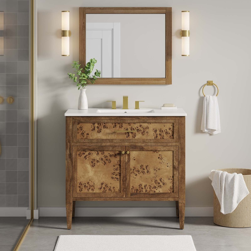 Elysian 36 Wood Bathroom Vanity Modway Model: eei-6448