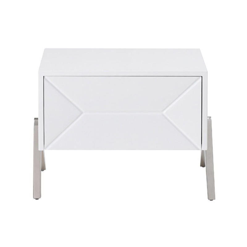 Modrest Candid Modern White Nightstand Model VGVCN1109