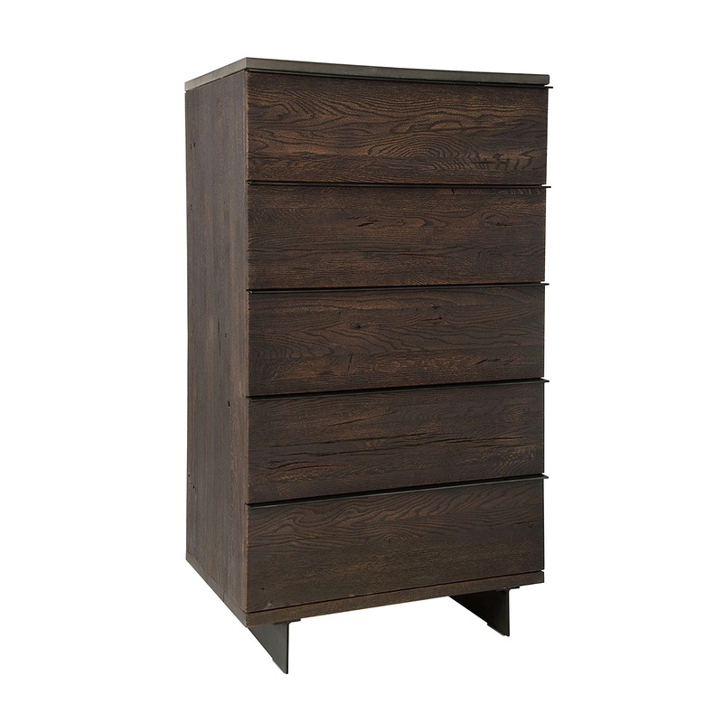 Modrest Selma Modern Dark Aged Oak Chest Model VGEDBB08002