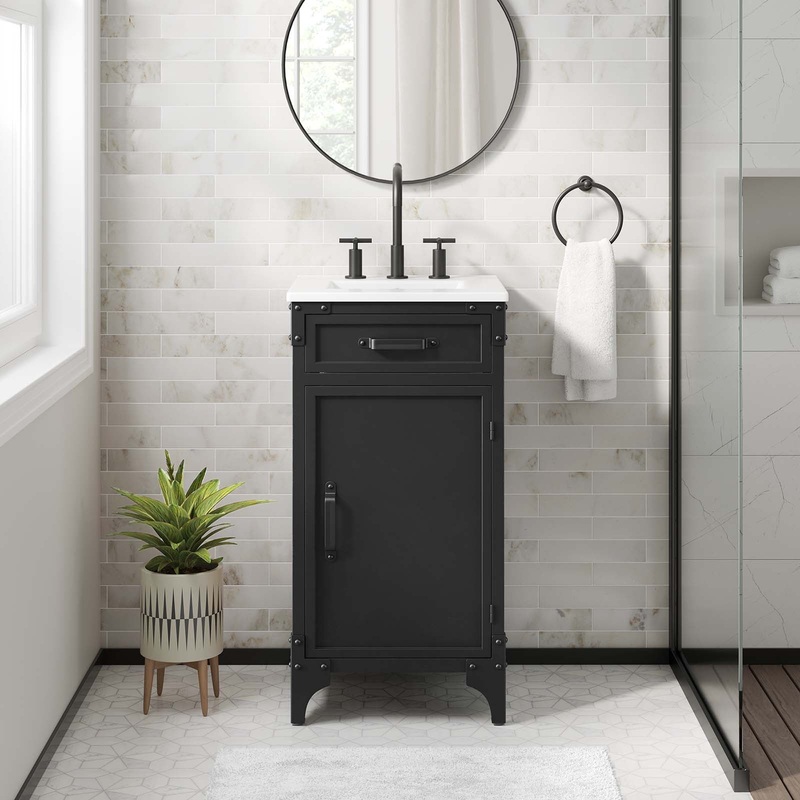 Steamforge 18 Bathroom Vanity Modway Model: eei-6411