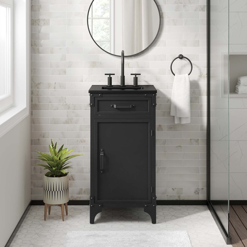 Steamforge 18 Bathroom Vanity Modway Model: eei-6412