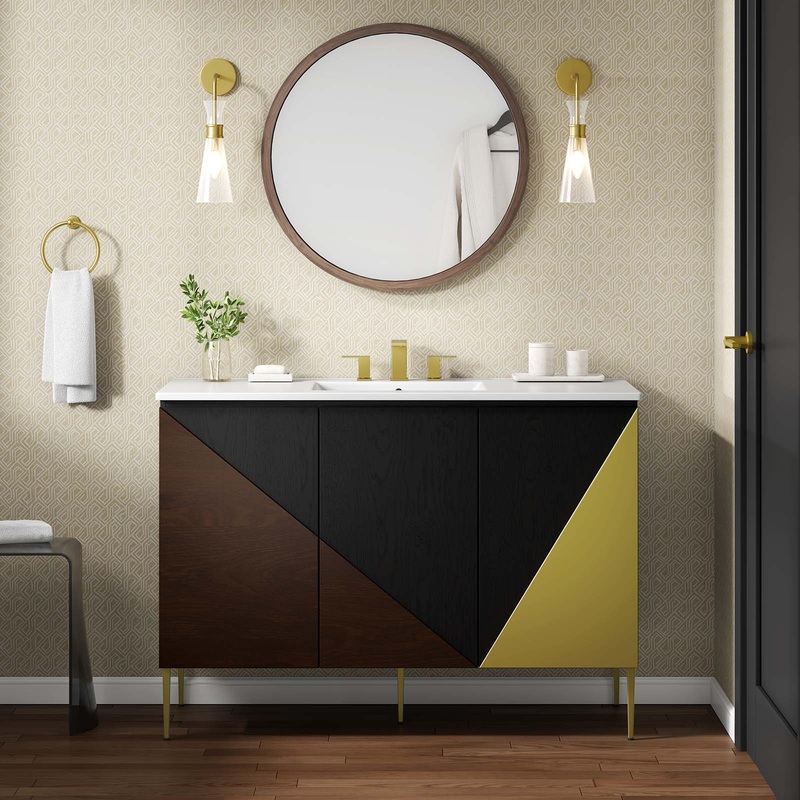 Alchemist 48 Single Sink Bathroom Vanity Modway Model: eei-6466