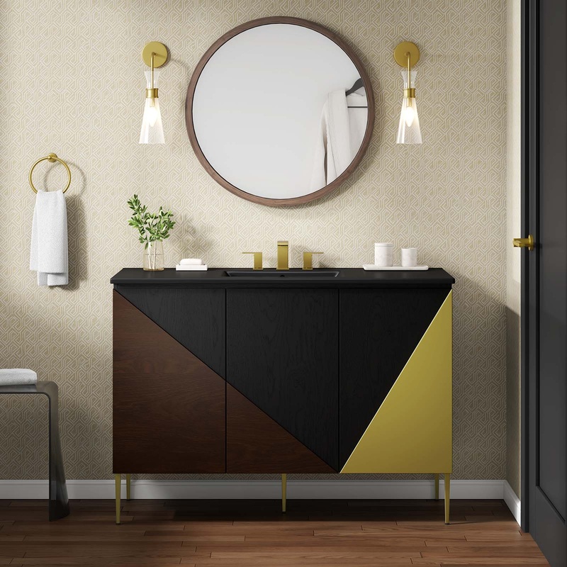 Alchemist 48 Single Sink Bathroom Vanity Modway Model: eei-6467