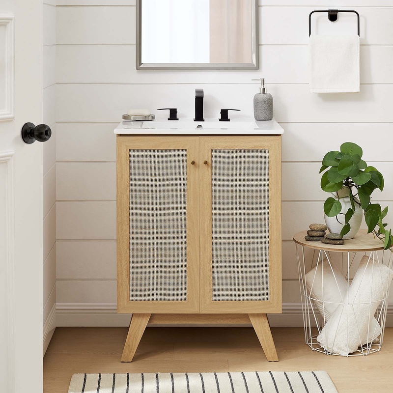 Soma 24 Bathroom Vanity Cabinet (Sink Basin Not Included) Modway Model: eei-6586