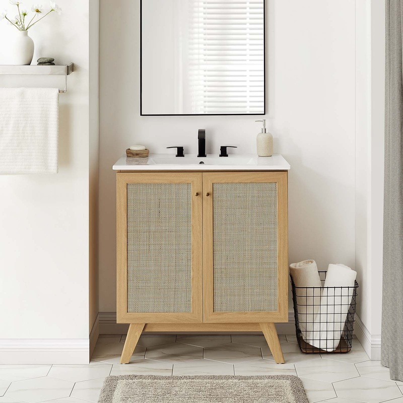 Soma 30 Bathroom Vanity Cabinet (Sink Basin Not Included) Modway Model: eei-6587