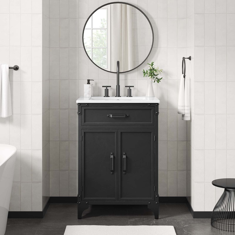 Steamforge 24 Bathroom Vanity Modway Model: eei-6413