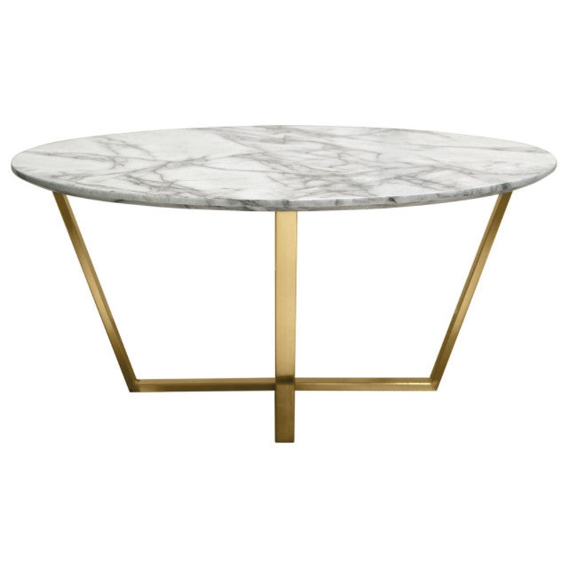 Vida 35 Round Cocktail Table By Diamond Sofa