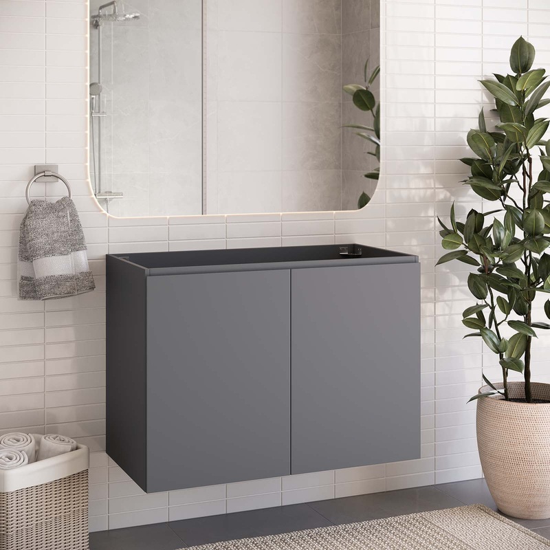 Bryn 36 Wall-Mount Bathroom Vanity (Sink Basin Not Included) Modway Model: eei-5559