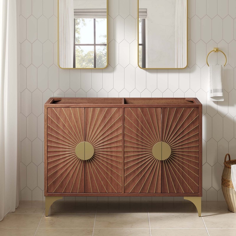 Daylight 48 Double Sink Compatible (Not Included) Bathroom Vanity Cabinet Modway Model: eei-6169