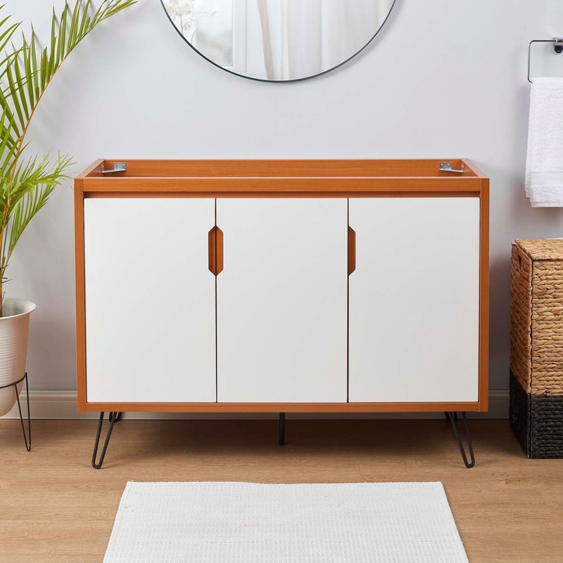 Energize 48 Double or Single Sink Compatible (Not Included) Bathroom Vanity Cabinet Modway Model: eei-5550