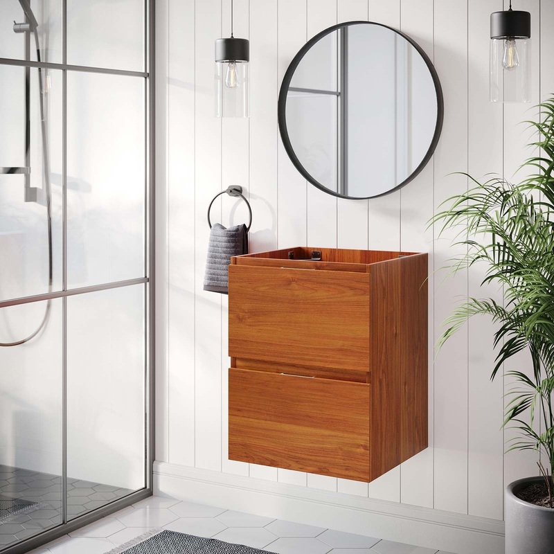 Scenic 18 Wall-Mount Bathroom Vanity Cabinet (Sink Basin Not Included) Modway Model: eei-5878