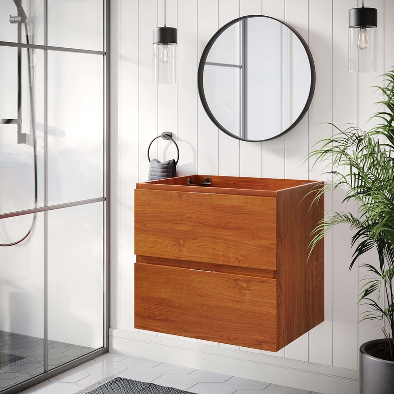 Scenic 24 Wall-Mount Bathroom Vanity Cabinet (Sink Basin Not Included) Modway Model: eei-5879