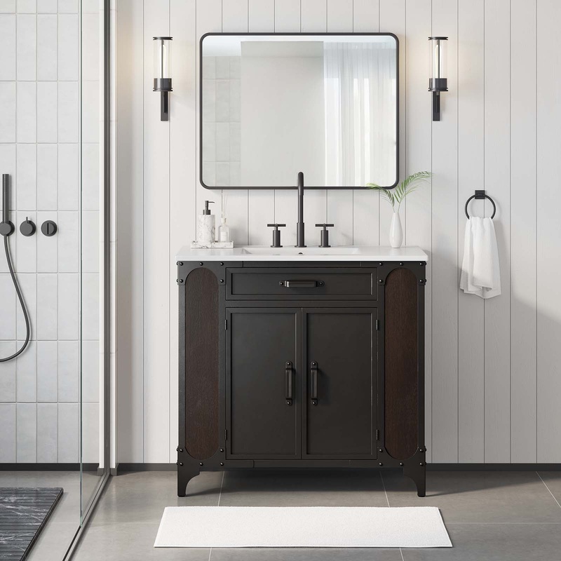 Steamforge 36 Bathroom Vanity Modway Model: eei-6417