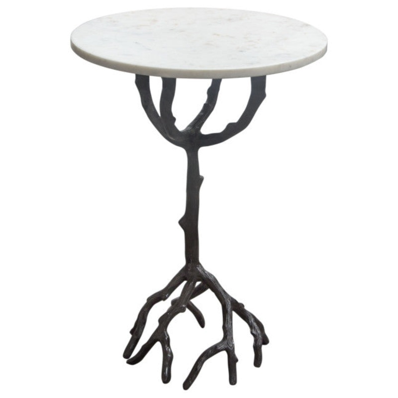 Birch Round Accent Table By Diamond Sofa