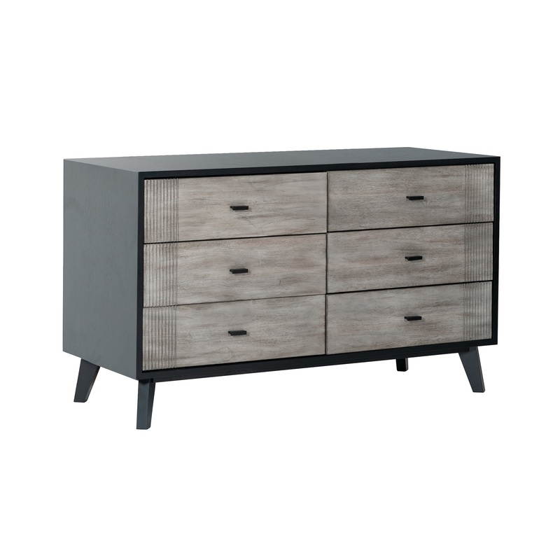Nova Domus Panther Contemporary Grey & Black Dresser Model VGMABR-77-DRS