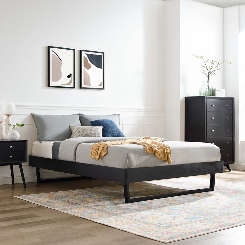 Billie Wood Platform Bed Frame Modway Model: mod-6214