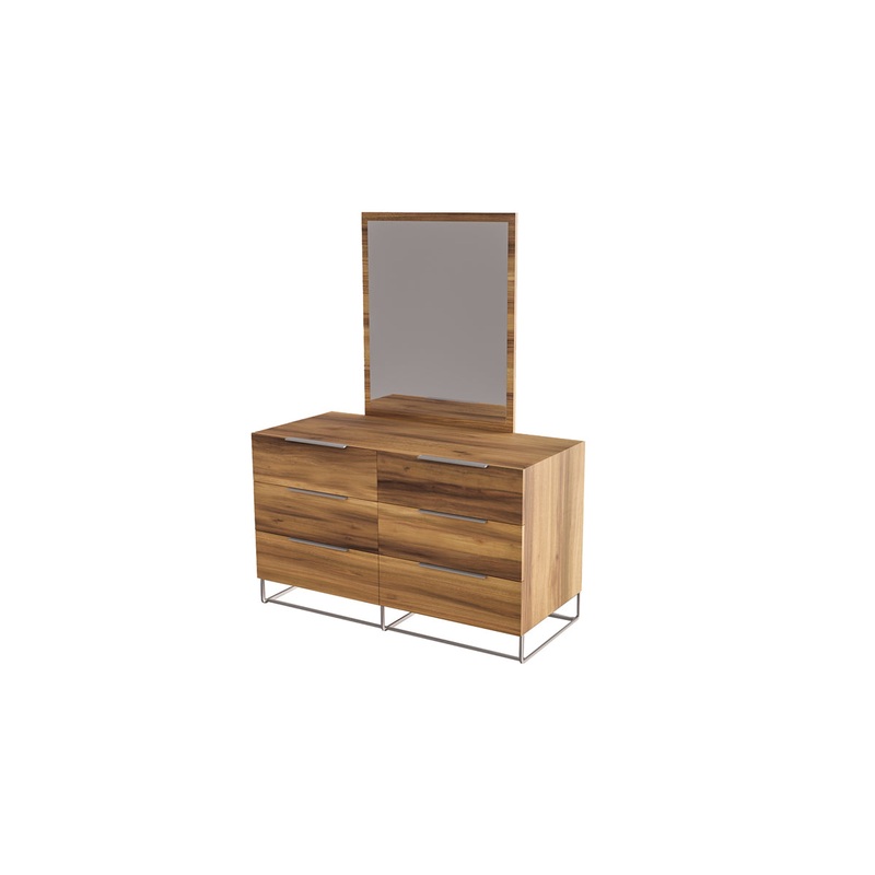 Nova Domus Lorenzo Italian Modern Light Oak Mirror Model VGACLORENZO-MIR
