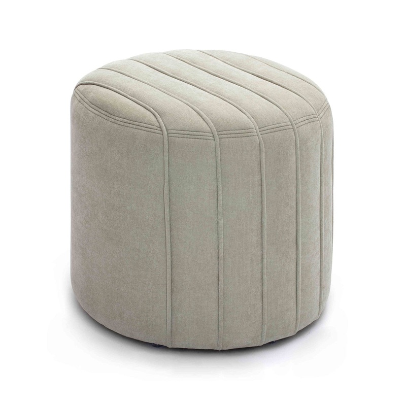 Pouch Mint Green Chenille Ottoman Model: TOV-OC69234