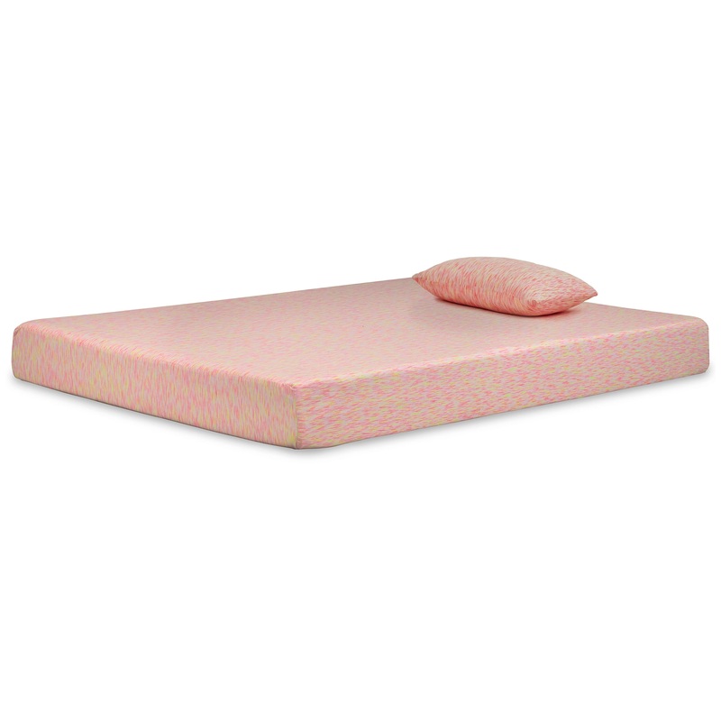 iKidz Pink Full Mattress and Pillow