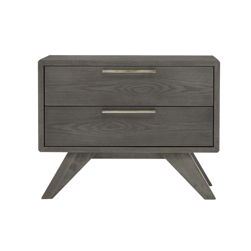 Nova Domus Soria Modern Grey Wash Nightstand Model VGMABR-32-NS-GRY