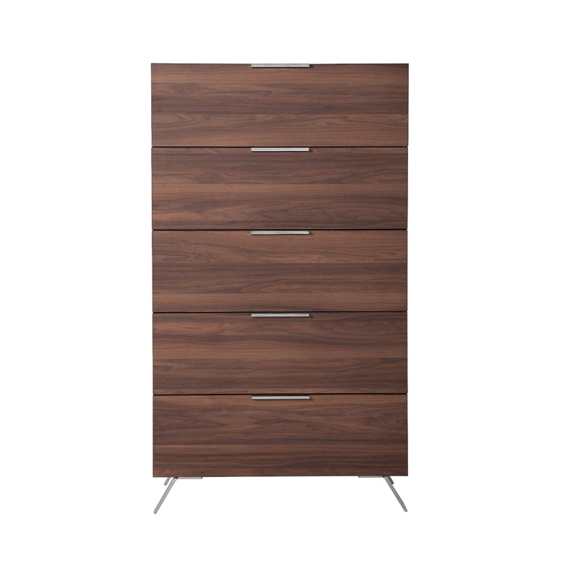 Nova Domus Brooklyn Italian Modern Walnut Chest Model VGACBROOKLYN-CHEST