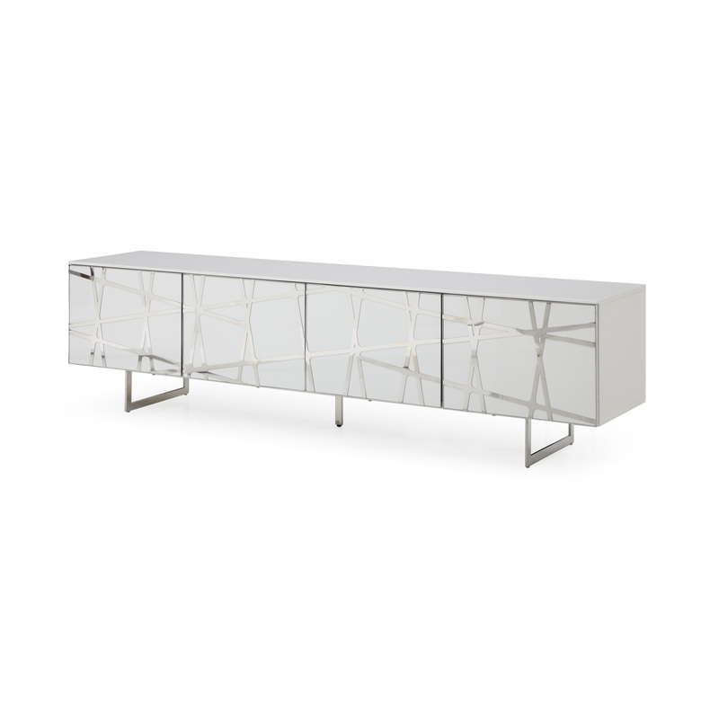 Modrest Kilson Modern White Tv Stand Model VGVCTV1819