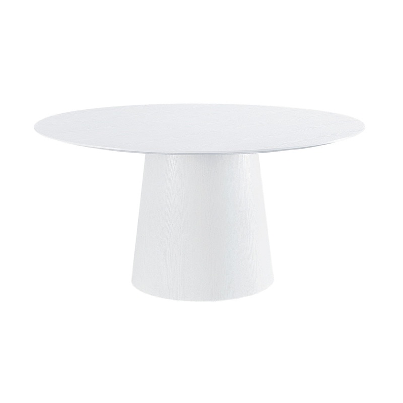 Pauline White Ash 62 Round Dining Table Model: TOV-D68759